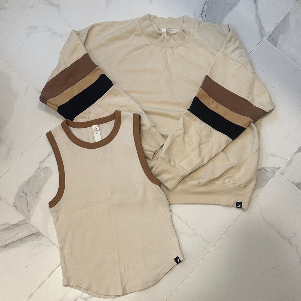 Glyder Sweatshirt & Tank Set